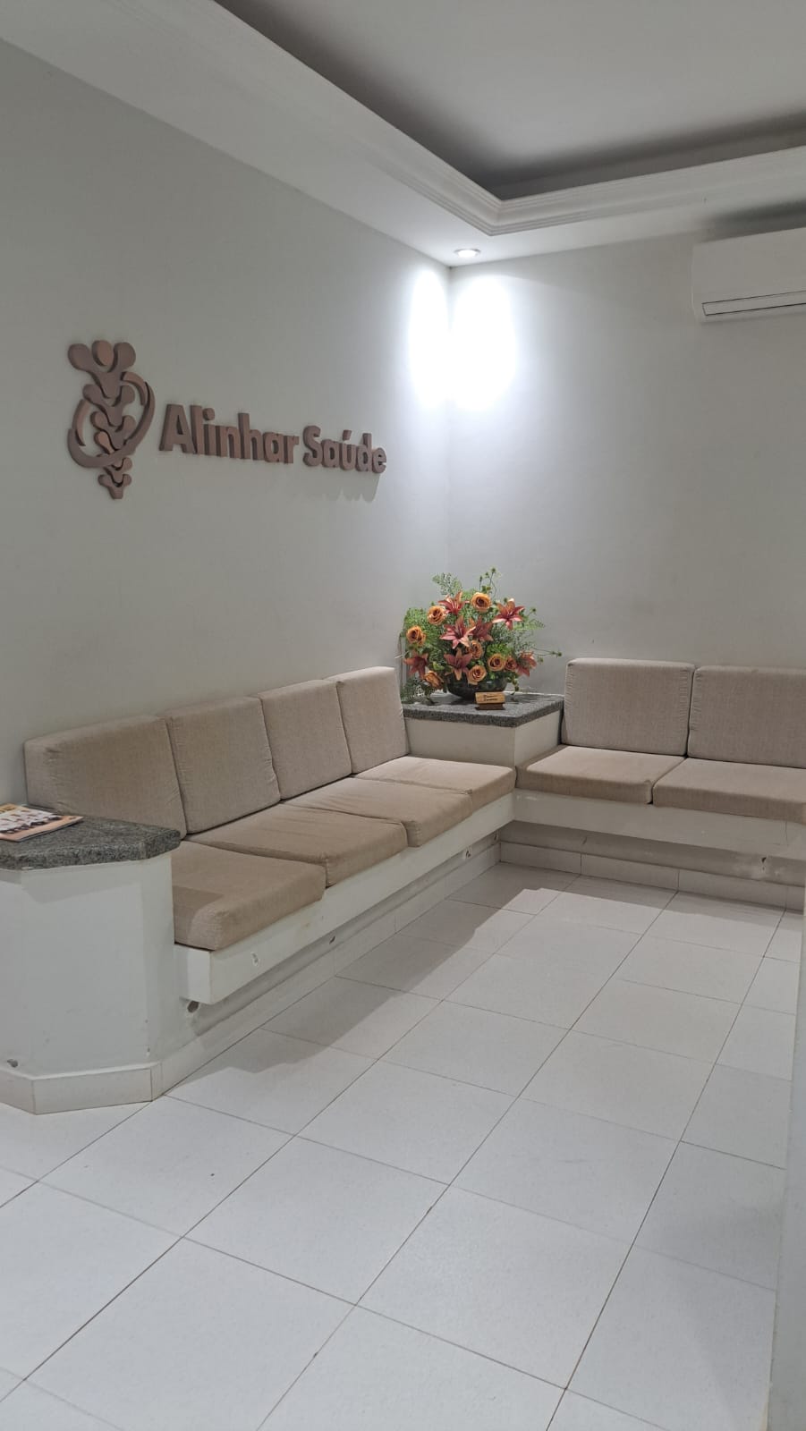 Recepção da clínica